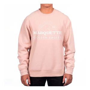 Marquette Golden Eagles USCAPE Crew Large Dusty Pink