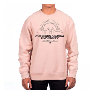 Northern Arizona Lumberjacks USCAPE Crew Small Dusty Pink