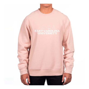 East Carolina Pirates USCAPE Crew Large Dusty Pink
