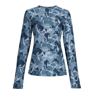Women's Simms SolarFlex Long Sleeve T-Shirt XSmall Regiment Camo Neptune