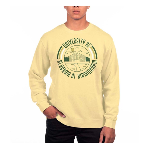 UAB Blazers USCAPE Crew XLarge Yellow