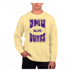 James Madison Dukes USCAPE Crew Large Yellow