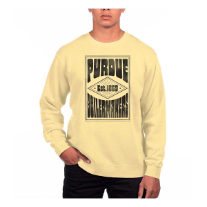 Purdue Boilermakers USCAPE Crew Medium Yellow
