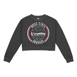 Boise State Broncos USCAPE Women's Crew Small Black
