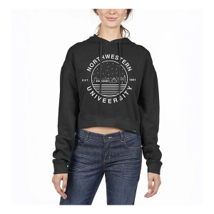 Northwestern Wildcats USCAPE Women's Hoodie Small Black