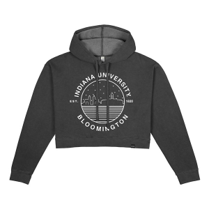 Indiana Hoosiers USCAPE Women's Hoodie Small Black
