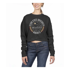 Texas State Bobcats USCAPE Women's Crew Small Black
