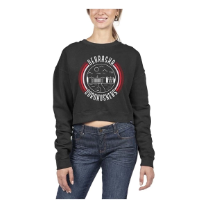 Nebraska Cornhuskers USCAPE Women's Crew Small Black