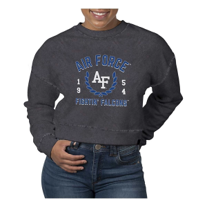 Air Force Falcons USCAPE Women's Crew XLarge Black Stone