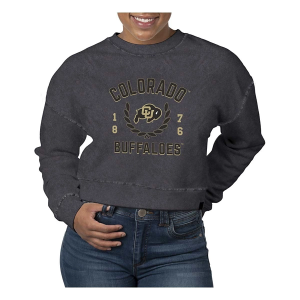 Colorado Buffaloes USCAPE Women's Crew XSmall Black Stone