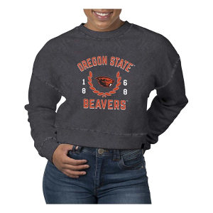 Oregon State Beavers USCAPE Women's Crew XLarge Black Stone