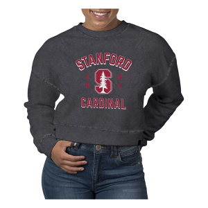 Stanford Cardinal USCAPE Women's Crew Small Black Stone