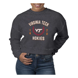Virginia Tech Hokies USCAPE Women's Crew XLarge Black Stone