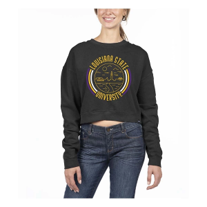 LSU Tigers USCAPE Women's Crew XSmall Black