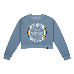 West Virginia Mountaineers USCAPE Women's Crew Small Blue