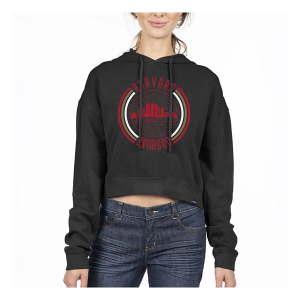 Harvard Crimson USCAPE Women's Hoodie XLarge Black