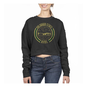 Colorado State Rams USCAPE Women's Crew Large Black