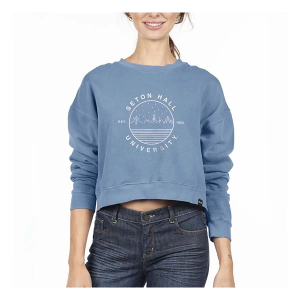 Seton Hall Pirates USCAPE Women's Crew XLarge Blue