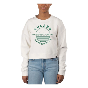 Tulane Green Wave USCAPE Women's Crew Medium Ivory