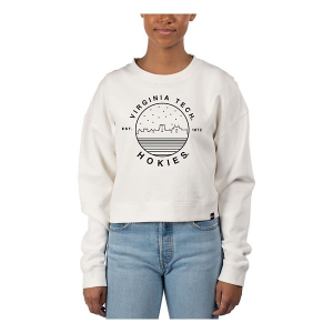 Virginia Tech Hokies USCAPE Women's Crew Small Ivory
