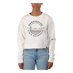 Washington State Cougars USCAPE Women's Crew Medium Ivory