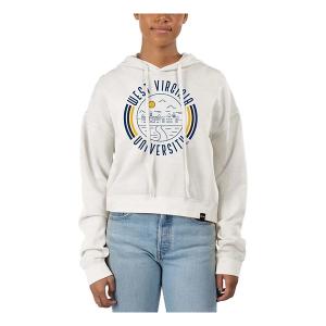 West Virginia Mountaineers USCAPE Women's Hoodie Large Ivory