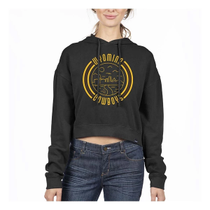 Wyoming Cowboys USCAPE Women's Hoodie Large Black