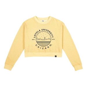 Loyola Ramblers USCAPE Women's Crew XLarge Yellow