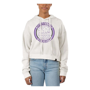 Northwestern Wildcats USCAPE Women's Hoodie Large Ivory