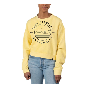 East Carolina Pirates USCAPE Women's Crew XLarge Yellow