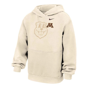 Minnesota Golden Gophers Nike Kids Hoodie Small Natural