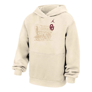 Oklahoma Sooners Nike Kids Hoodie XLarge Natural