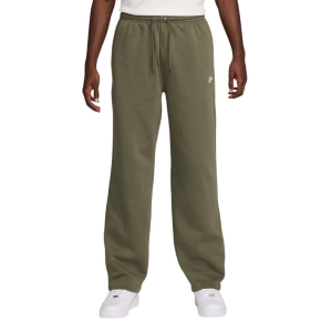 Men's Nike Club Open-Hem Fleece Sweatpants XSmall Medium Olive/Medium Olive/White Regular