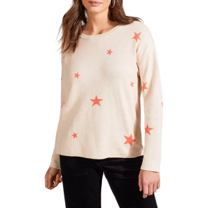 Women's Tribal Pullover Sweater Reversible XLarge Azalea