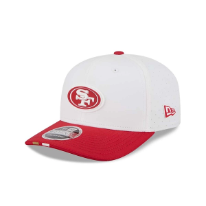 San Francisco 49ers New Era 2025 Training Camp 9Seventy Adjustable Hat One Size White