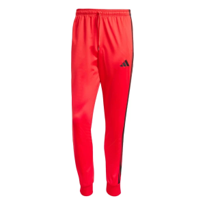 Men's adidas 3-Stripes Tricot Soccer Joggers Small Ruby Regular