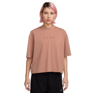 Women's Nike Sportswear Luxe T-Shirt Small Rose Gold