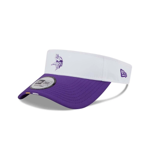 Minnesota Vikings New Era 2025 Training Camp Visor One Size White