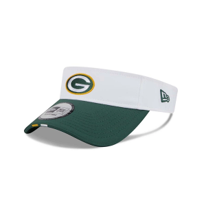 Green Bay Packers New Era 2025 Training Camp Visor One Size White