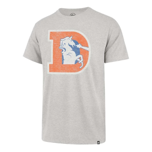 Denver Broncos 47 Brand Legacy T-Shirt Medium Grey Heather