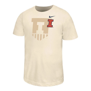 Illinois Fighting Illini Nike Natural Kids' T-Shirt Small Natural