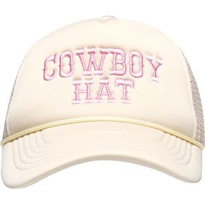 Girls' KENZKUSTOMZ Cowboy Hat Snapback Hat One Size Tan