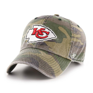 Kansas City Chiefs 47 Brand Camo Clean Up Hat Adjustable Hat Camo