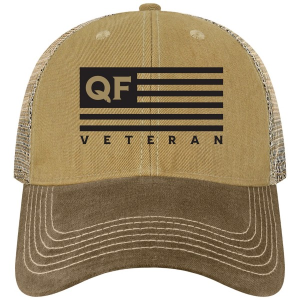 Adult Legacy Quail Forever Veteran Trucker Hat