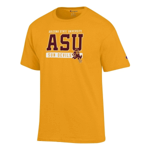 Arizona State Sun Devils Champion Fresh 25 T-Shirt Small Gold
