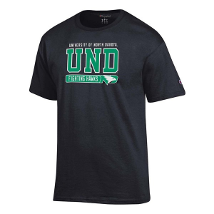 North Dakota Fighting Hawks Champion Fresh 25 T-Shirt 2XLarge Black