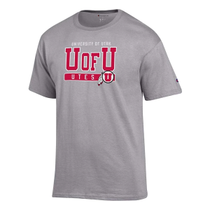 Utah Utes Champion Fresh 25 T-Shirt Large Oxford