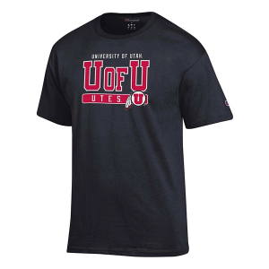 Utah Utes Champion Fresh 25 T-Shirt Large Black
