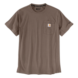Men's Carhartt Force(R) Relaxed Fit Pocket T-Shirt 2XLarge Sepia