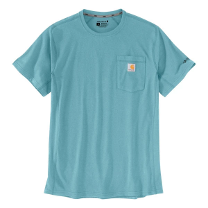 Men's Carhartt Force(R) Relaxed Fit Pocket T-Shirt 2XLarge Dusted Aqua